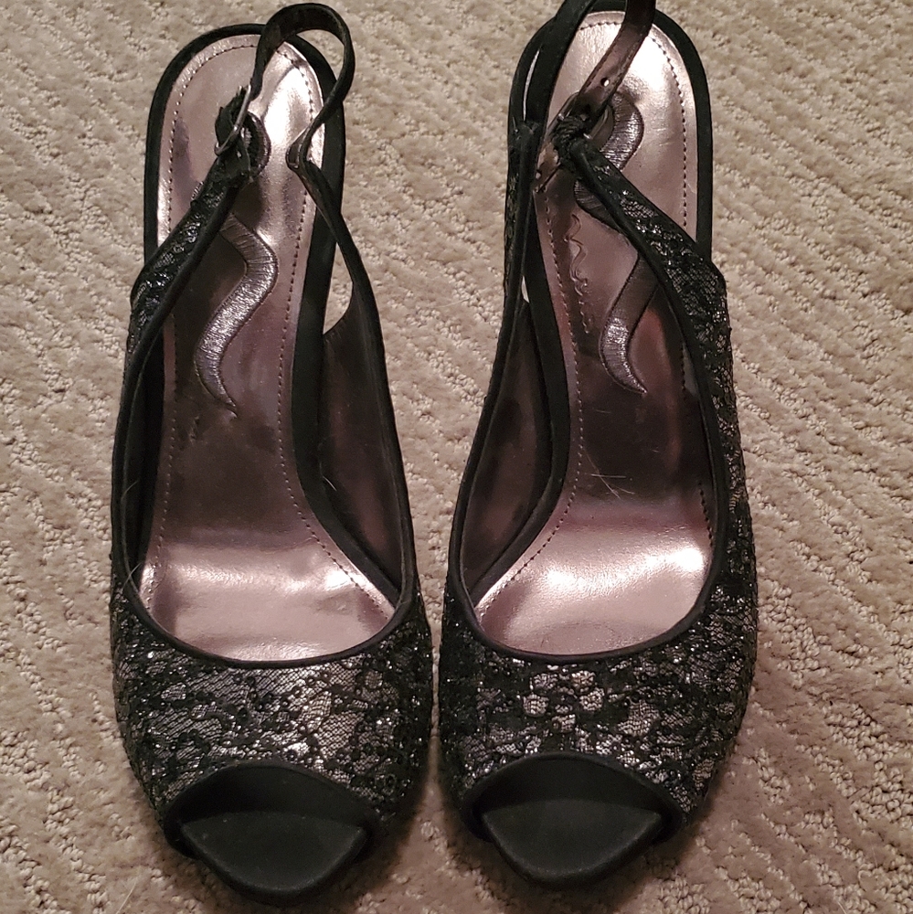 Nina Peep Toe Pumps